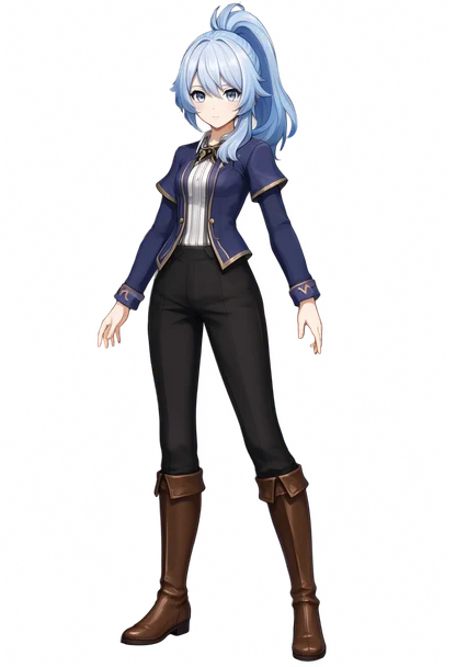 Aoi drawn by Qwen-Image 2.1, transparent background