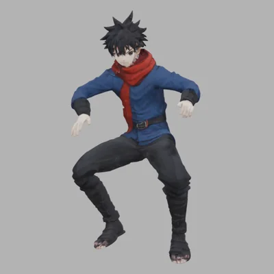 Kaito mid-jump